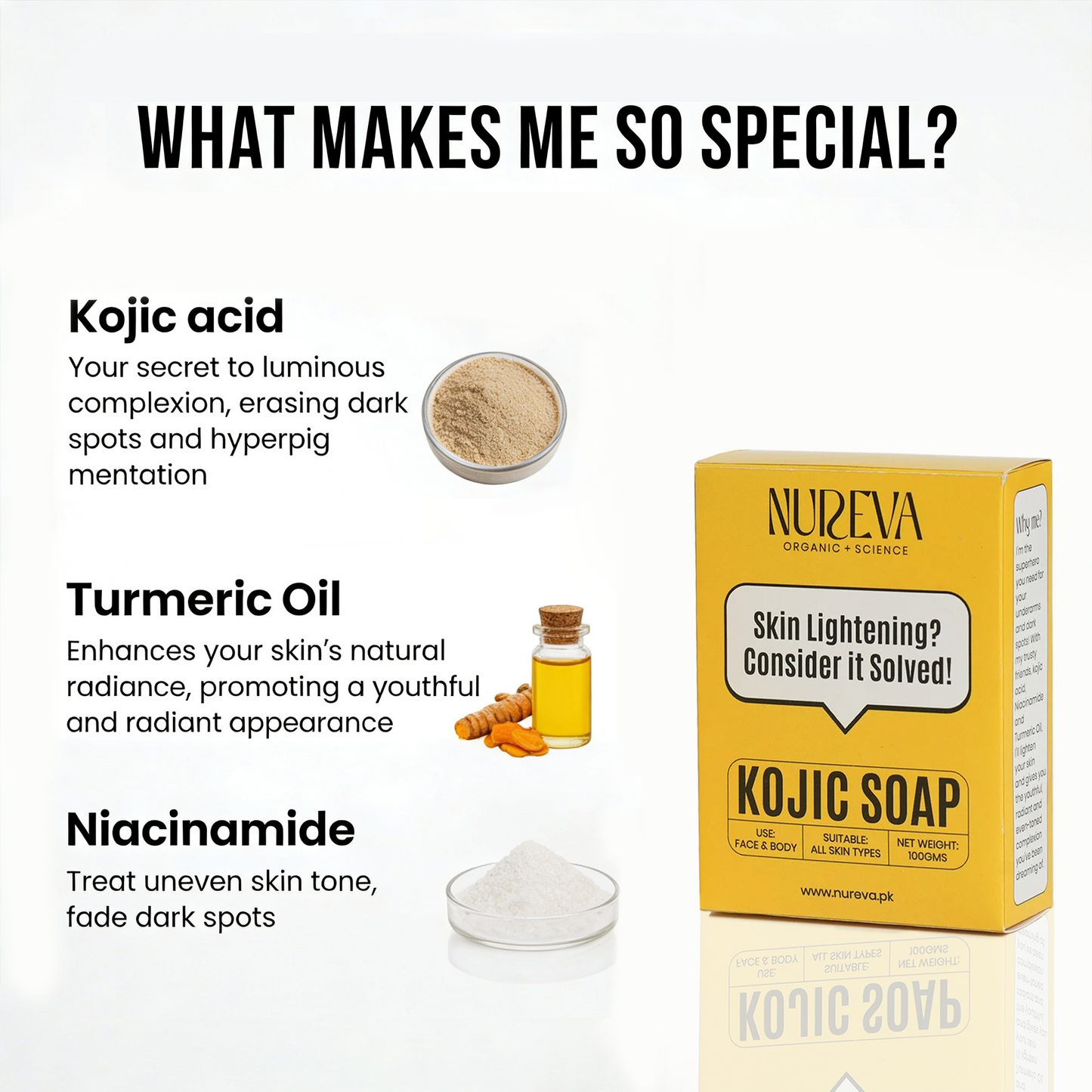 Turmeric & 2% Kojic Acid Soap 100g