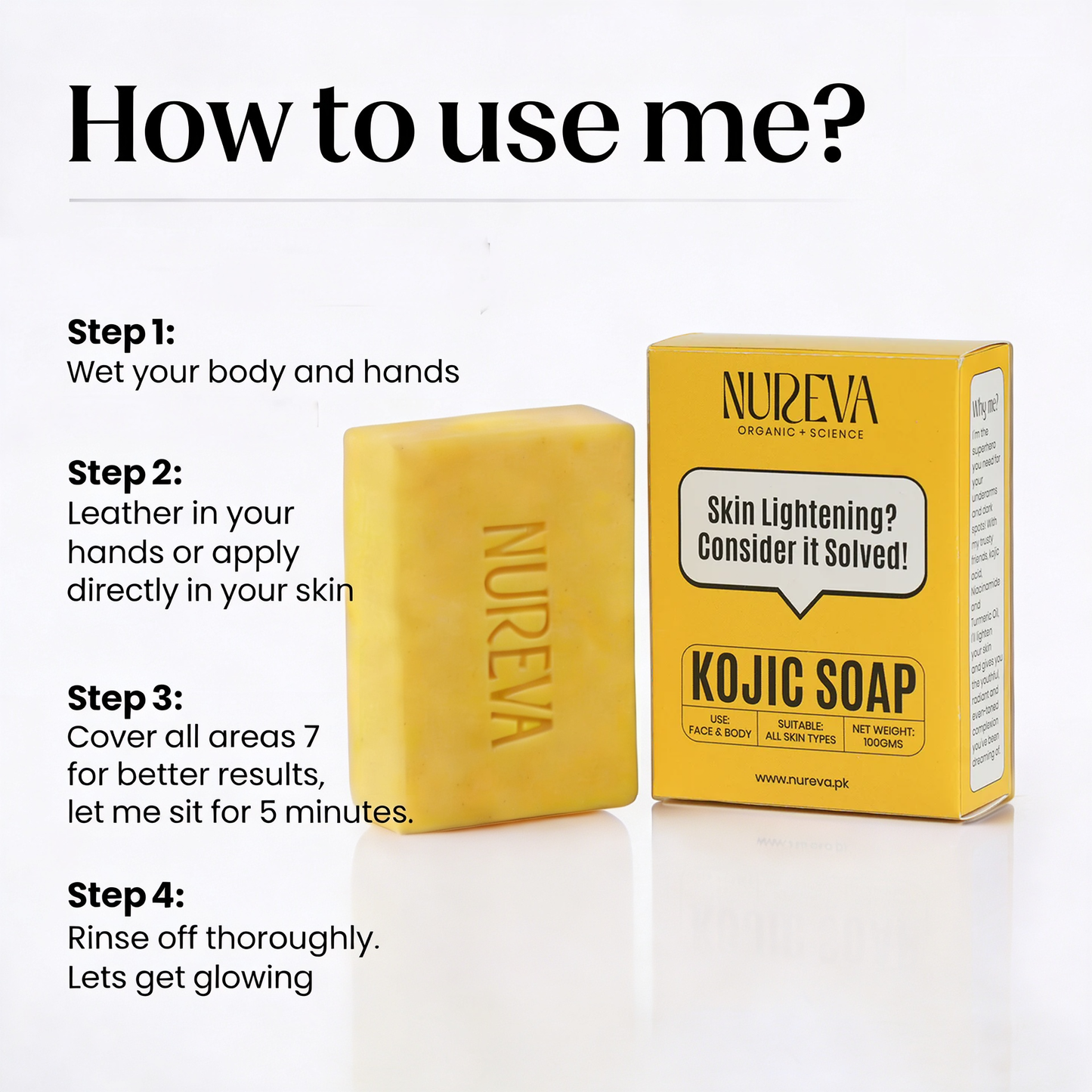 Turmeric & 2% Kojic Acid Soap 100g