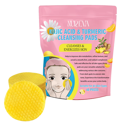 Turmeric & Kojic Acid Cleansing Pads (40 Pads)