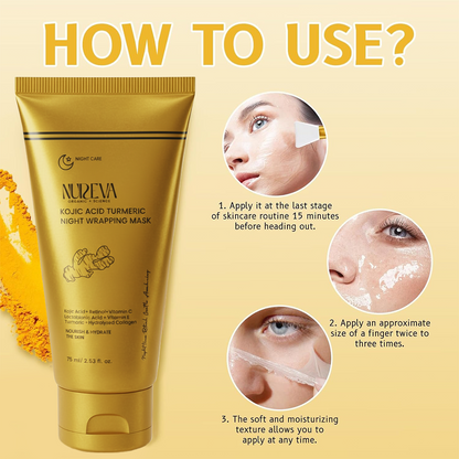 Kojic Acid Turmeric Night Wrapping Mask 75ml
