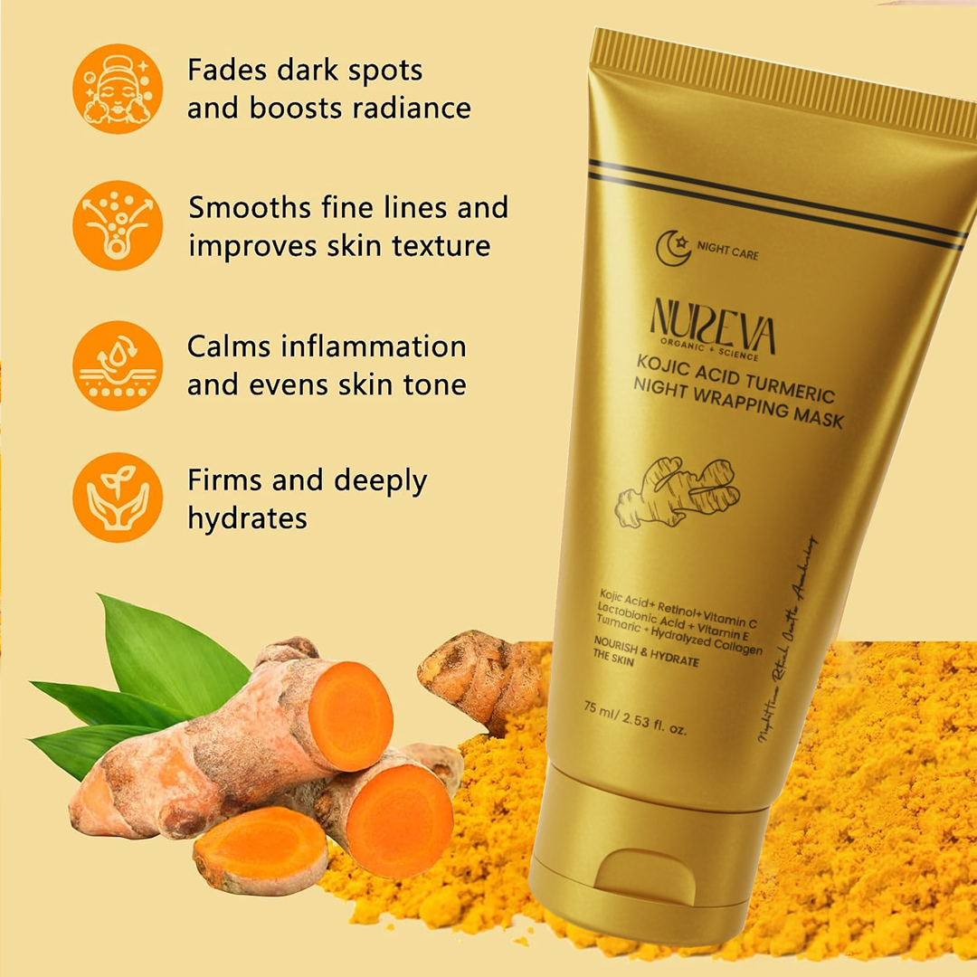 Kojic Acid Turmeric Night Wrapping Mask 75ml